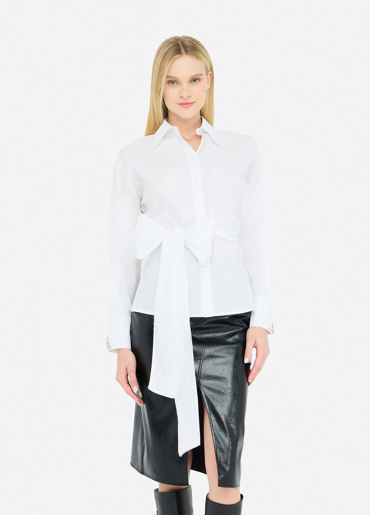 Shirt with jewel embroidery white Liu Jo - medium Shirt with jewel embroidery white Liu Jo - medium