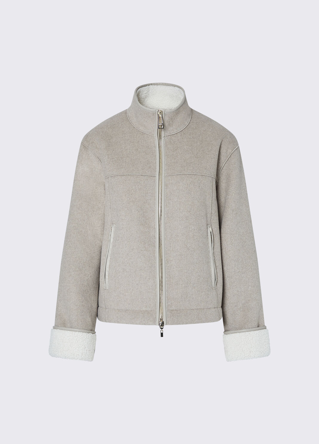 Jacke boxy aus Lammfell synthetisch beige Liu Jo - large image number 6