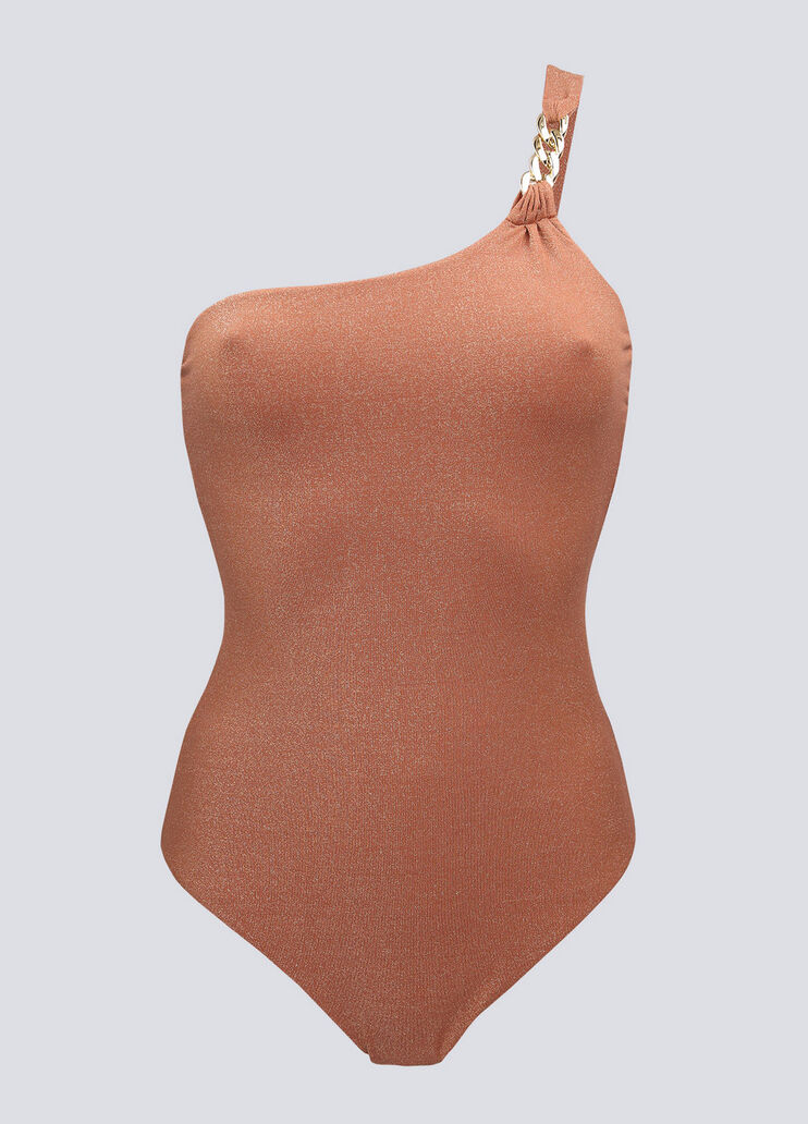 Costume intero monospalla marrone Liu Jo - large image number 4