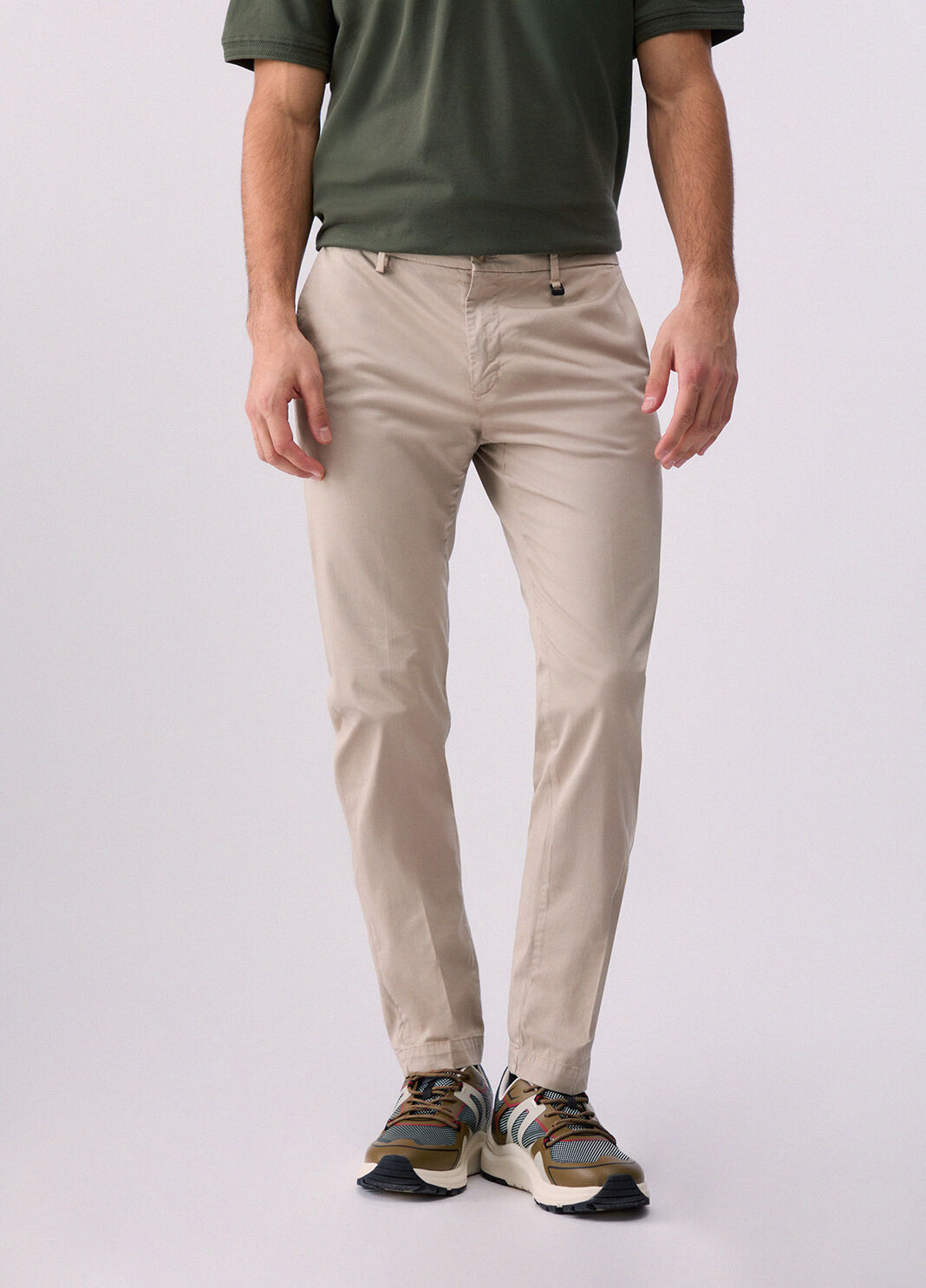 Satin chinos beige Liu Jo - large image number 0