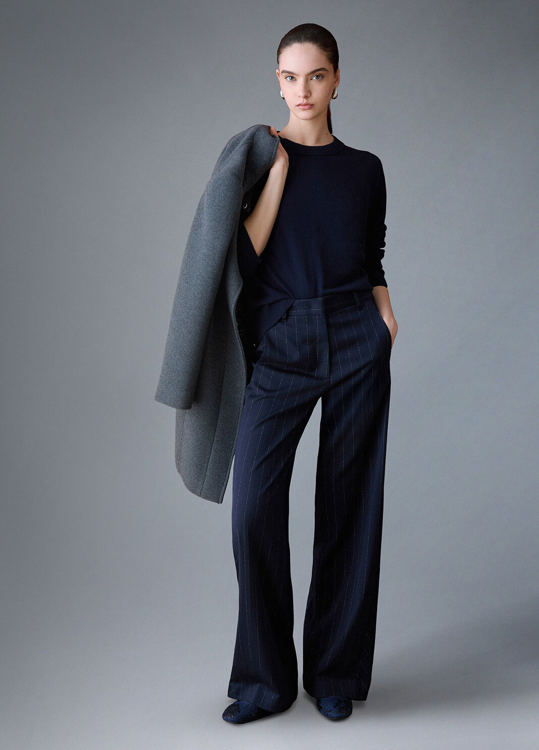 Knit in a wool blend dark blue Liu Jo - large image number 2
