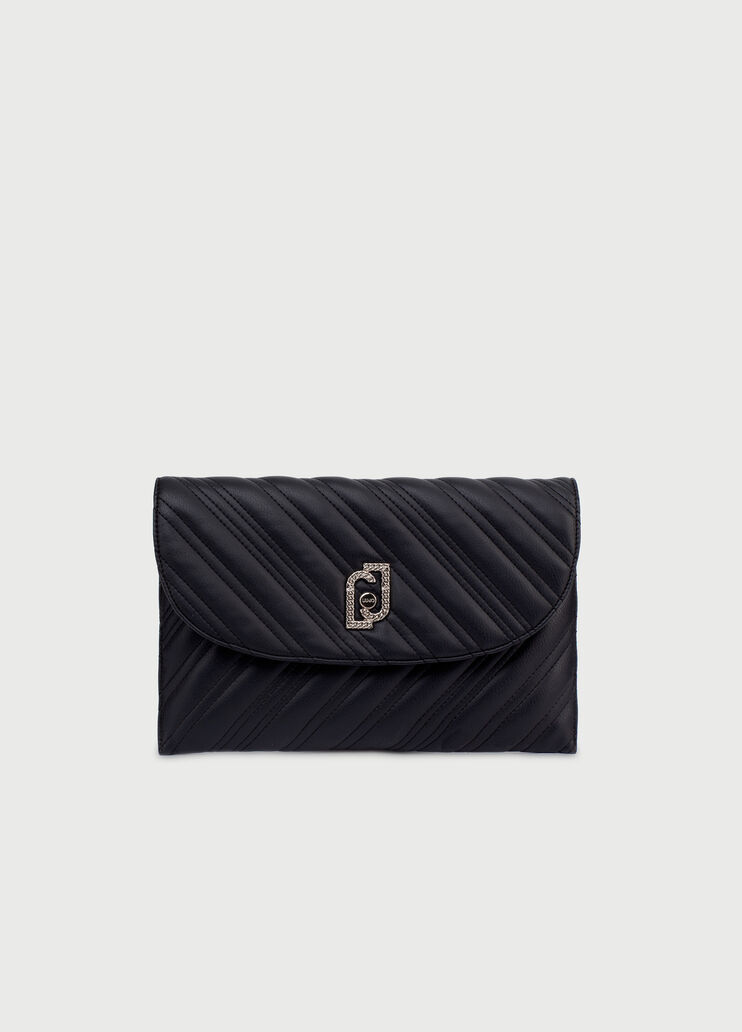 Matelassé clutch bag Black Liu Jo - large image number 0 Matelassé clutch bag Black Liu Jo - large image number 0