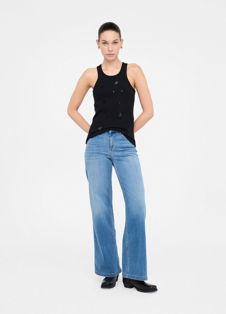High-rise flared jeans light denim Liu Jo - medium High-rise flared jeans light denim Liu Jo - medium