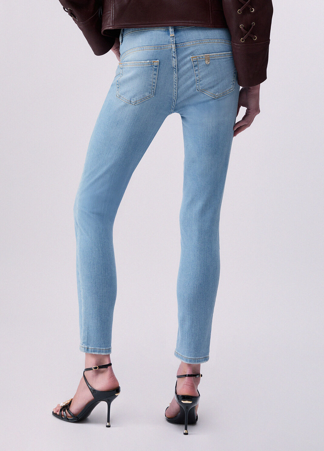 Cropped skinny jeans blue denim Liu Jo - large image number 1