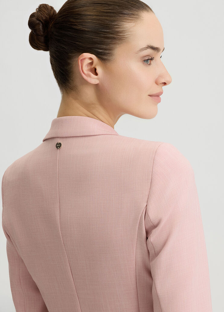 Smart shot fabric jacket light pink Liu Jo - large image number 4 Smart shot fabric jacket light pink Liu Jo - large image number 4