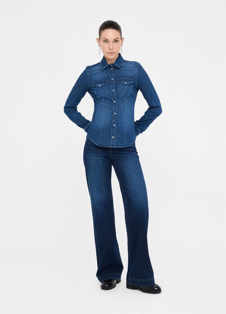 Denim shirt dark denim Liu Jo - medium Denim shirt dark denim Liu Jo - medium