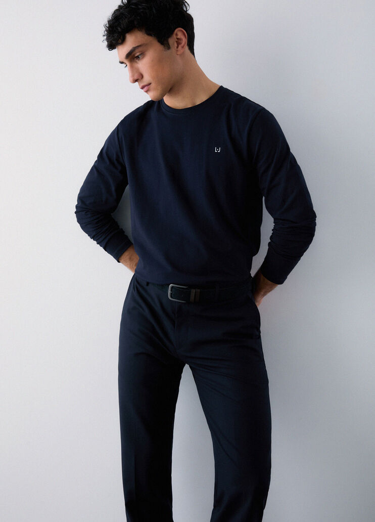 Long-sleeved T-shirt dark blue Liu Jo - medium