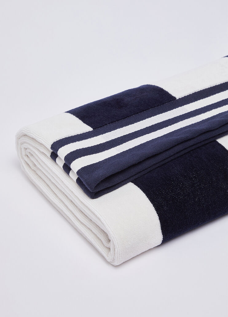 Striped beach towel striped Liu Jo - medium