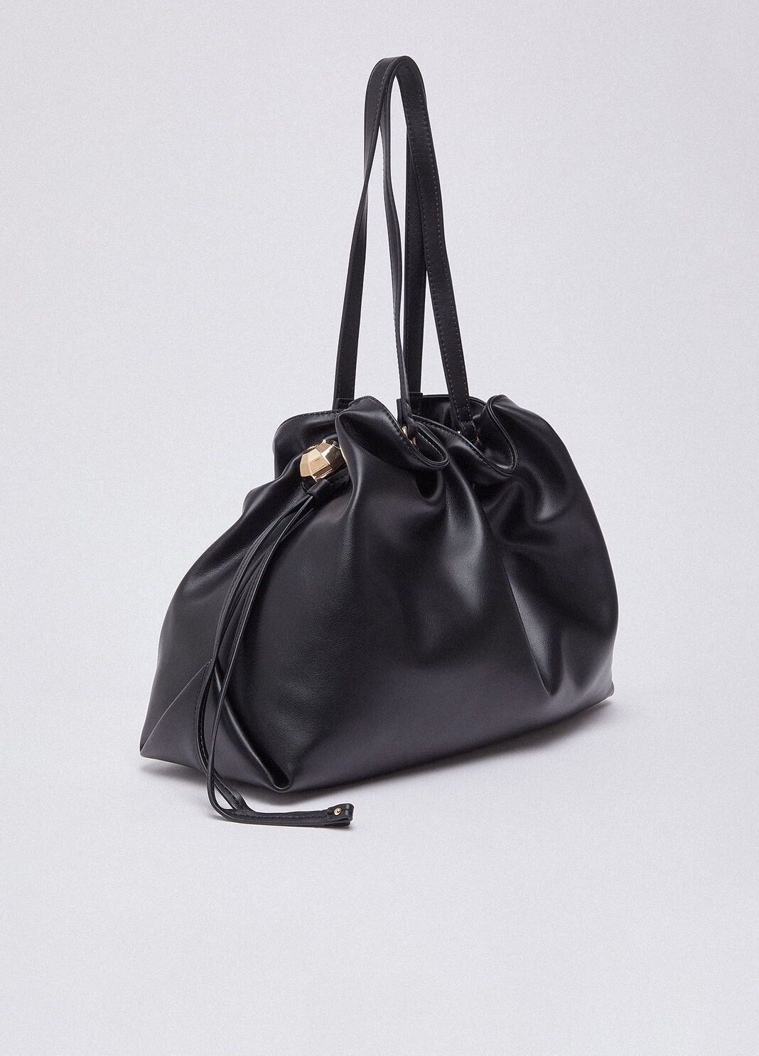 Sac port&eacute; &eacute;paule Riccy grand noir Liu Jo - large image number 3