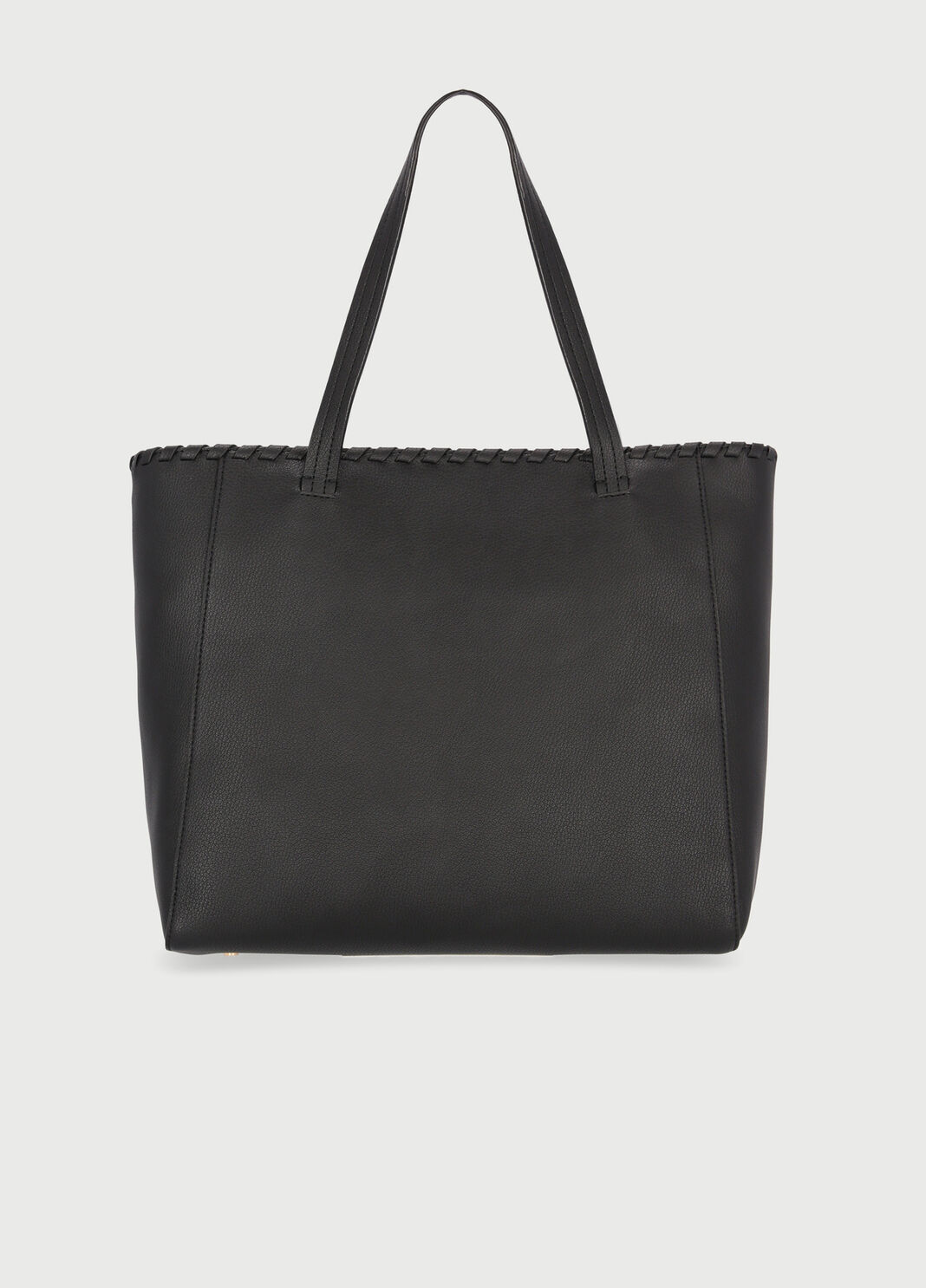 Сумка-шоппер с отстрочками Чёрный Liu Jo - large image number 3