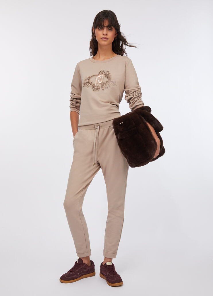 Sweatshirt Liu Jo Better Champagner Liu Jo - large image number 5