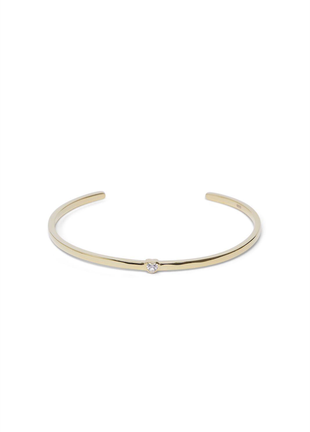 Bracciale rigido in argento color oro Liu Jo - large image number 0