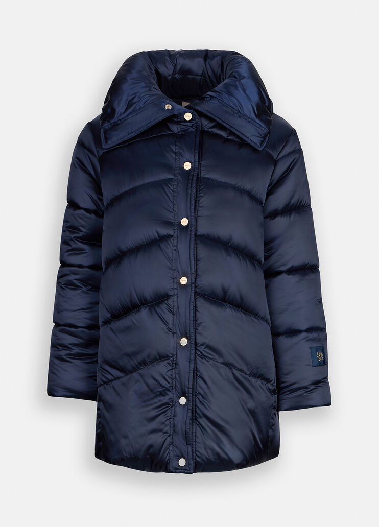 Blouson fourré bleu foncé Liu Jo - large image number 6