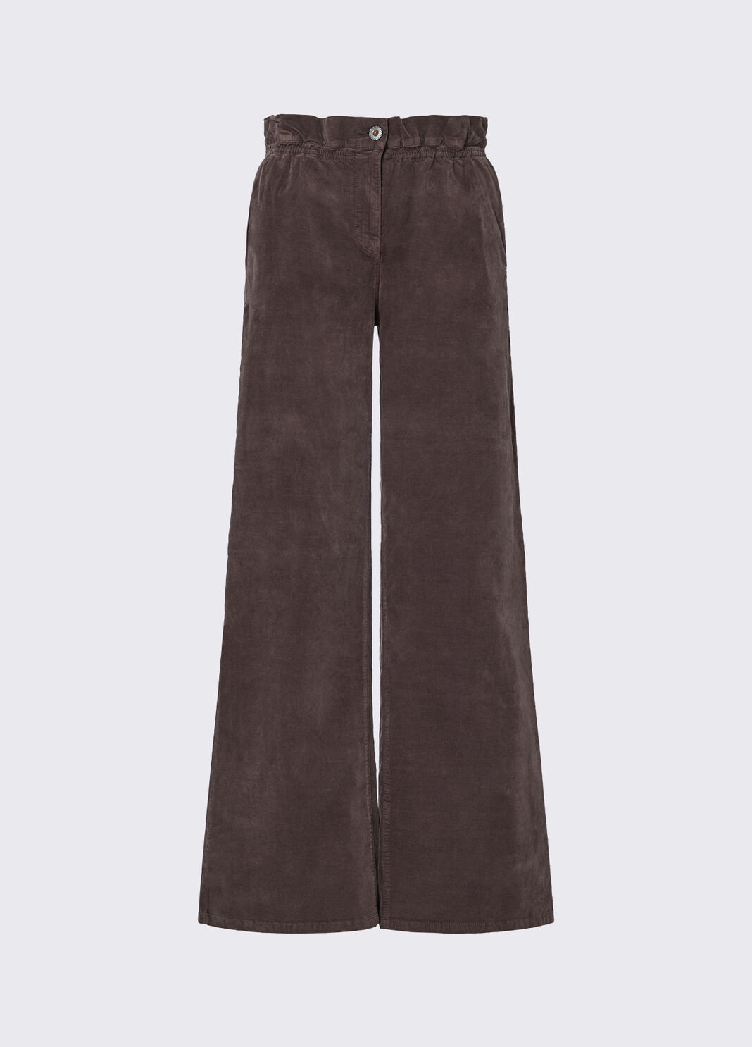 Corduroy Flare Pants dark brown Liu Jo - large image number 6