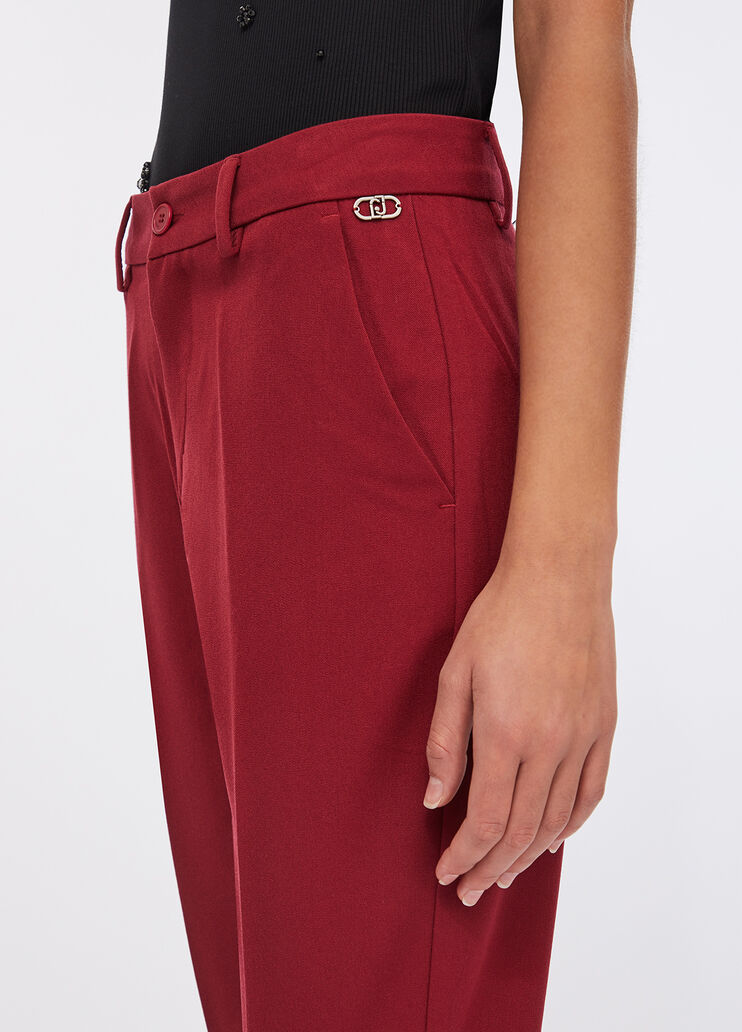 Slim fit chinos red Liu Jo - large image number 2