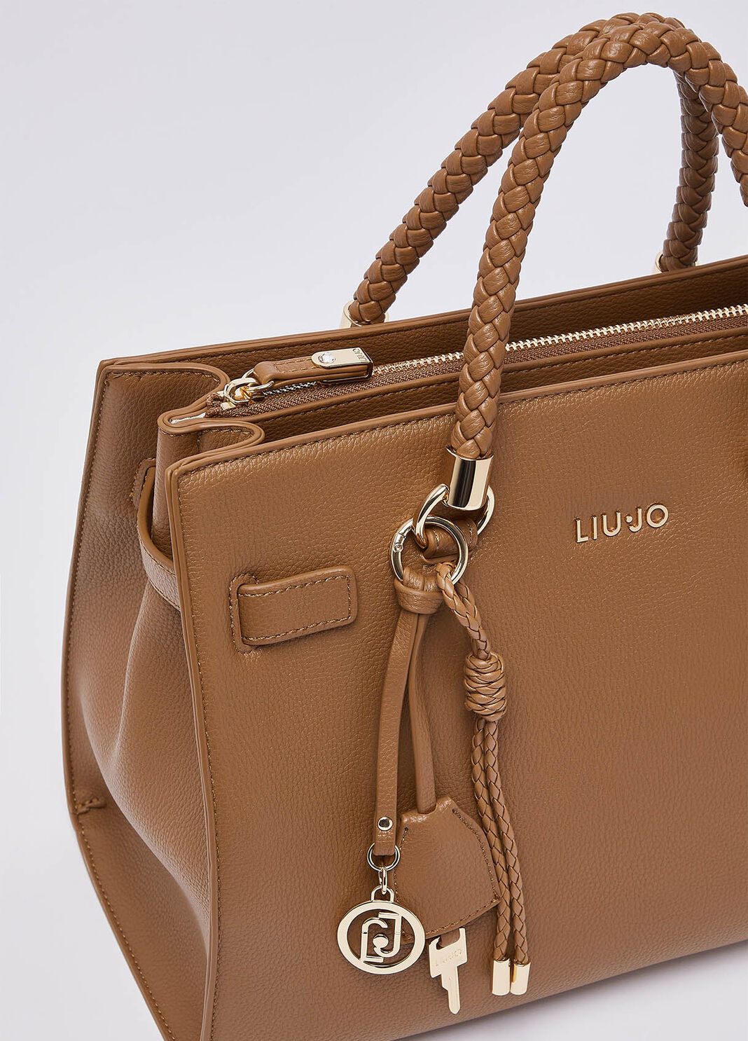 Medium satchel bag beige Liu Jo - large image number 5