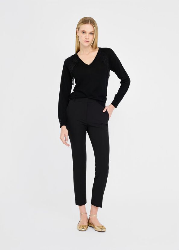 Pantaloni a sigaretta nero Liu Jo - medium