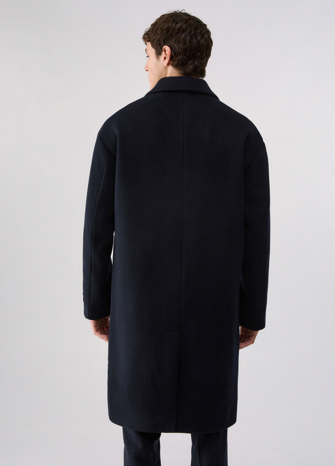 Wool and Cashmere Coat dark blue Liu Jo - large image number 1