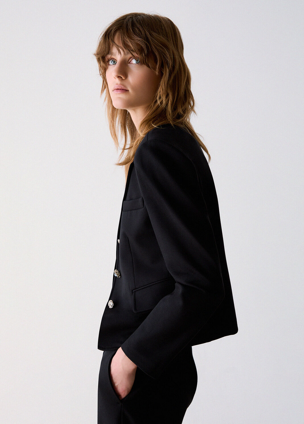 Blazer slim fit noir Liu Jo - large image number 2