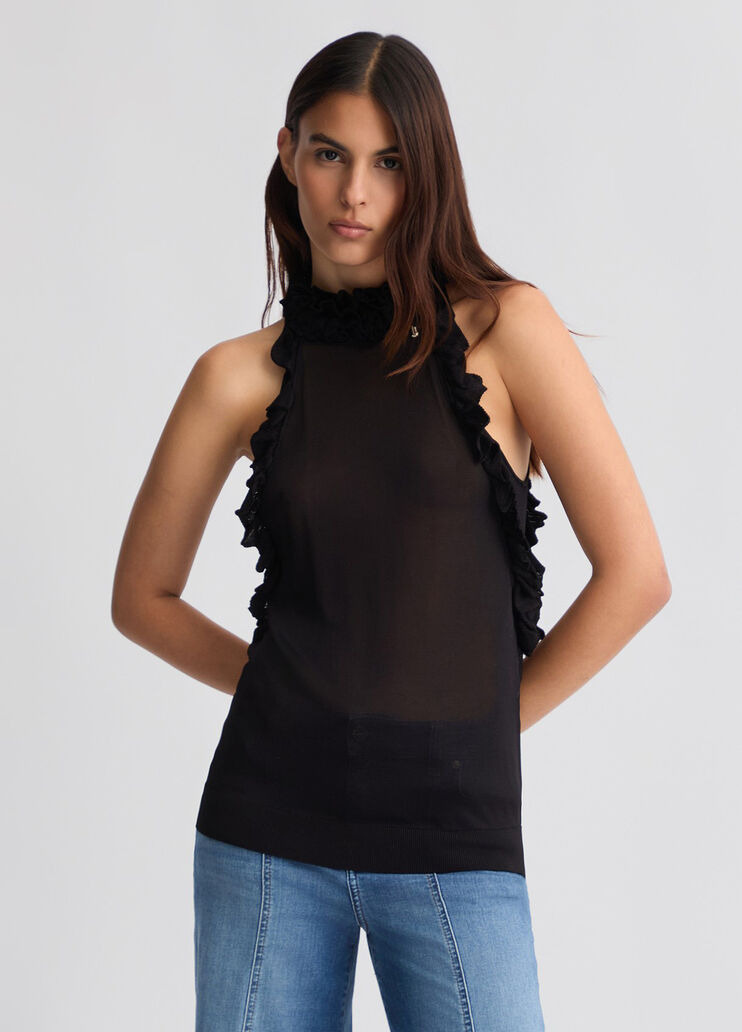 Black viscose top black Liu Jo - medium Black viscose top black Liu Jo - medium