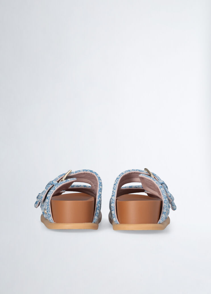 Sandals with bold straps denim Liu Jo - large image number 7  Sandals with bold straps denim Liu Jo - large image number 7