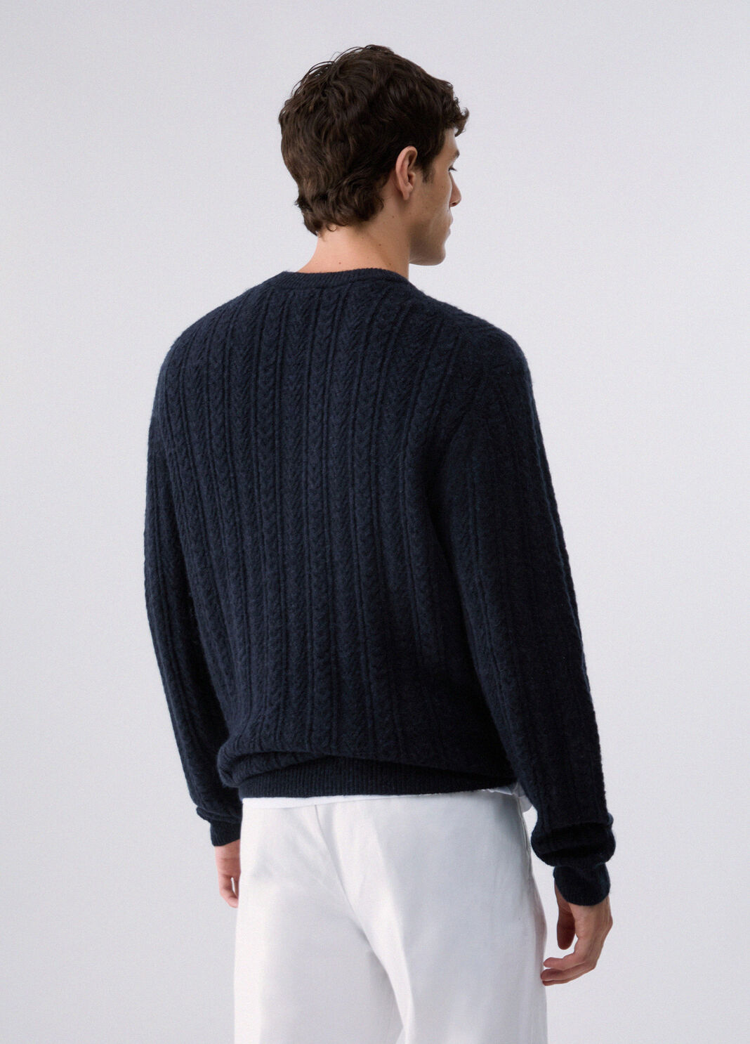Wool and Alpaca Sweater dark blue Liu Jo - large image number 1