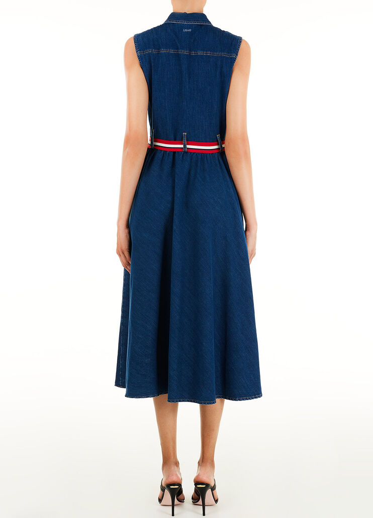 Eco-friendly denim dress Blue denim Liu Jo - large image number 1 Eco-friendly denim dress Blue denim Liu Jo - large image number 1