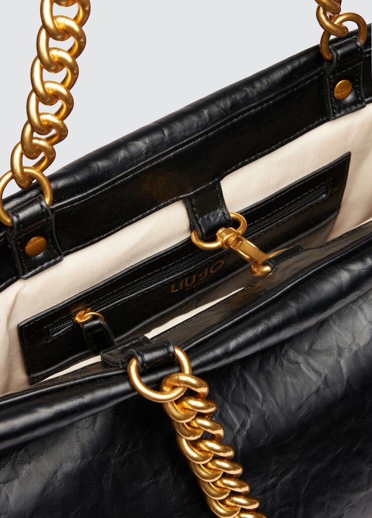 LaPuffy shopping bag black Liu Jo - large image number 6 LaPuffy shopping bag black Liu Jo - large image number 6