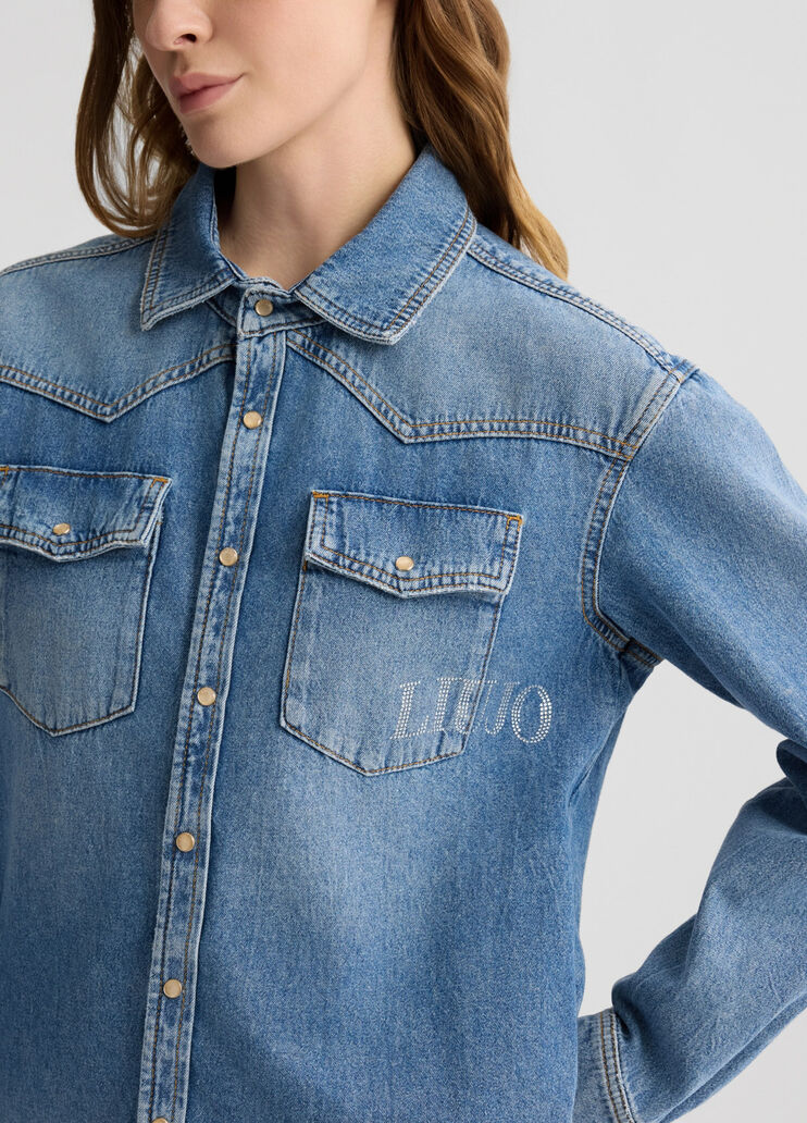 Denim shirt Blue denim Liu Jo - medium Denim shirt Blue denim Liu Jo - medium