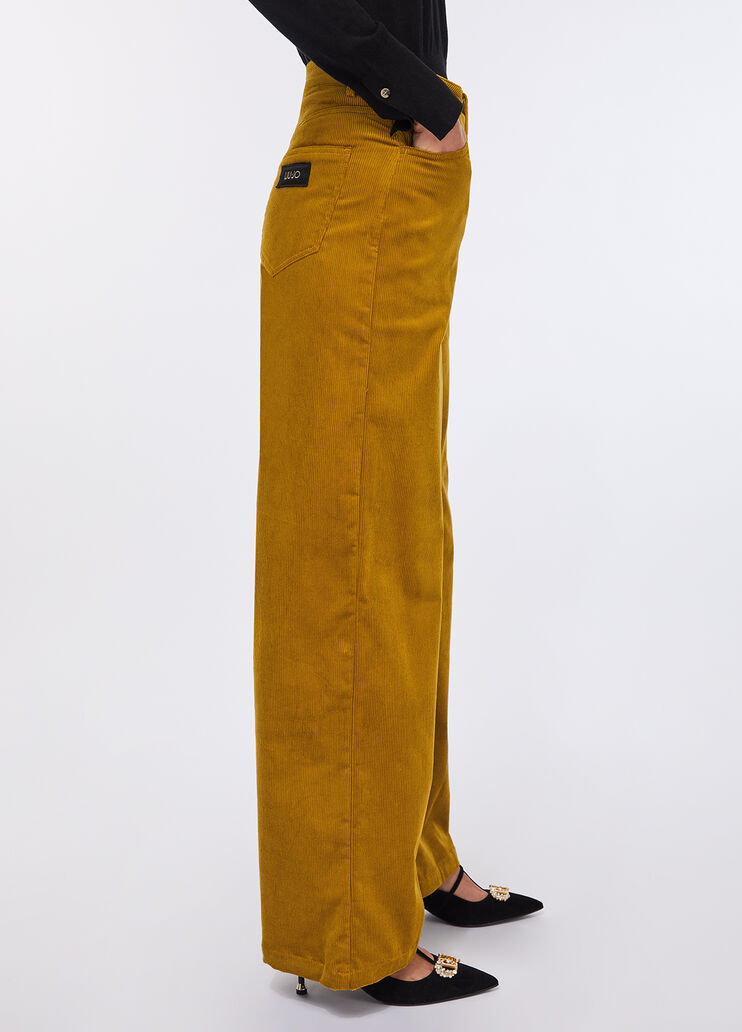 Velvet trousers cumin Liu Jo - medium Velvet trousers cumin Liu Jo - medium