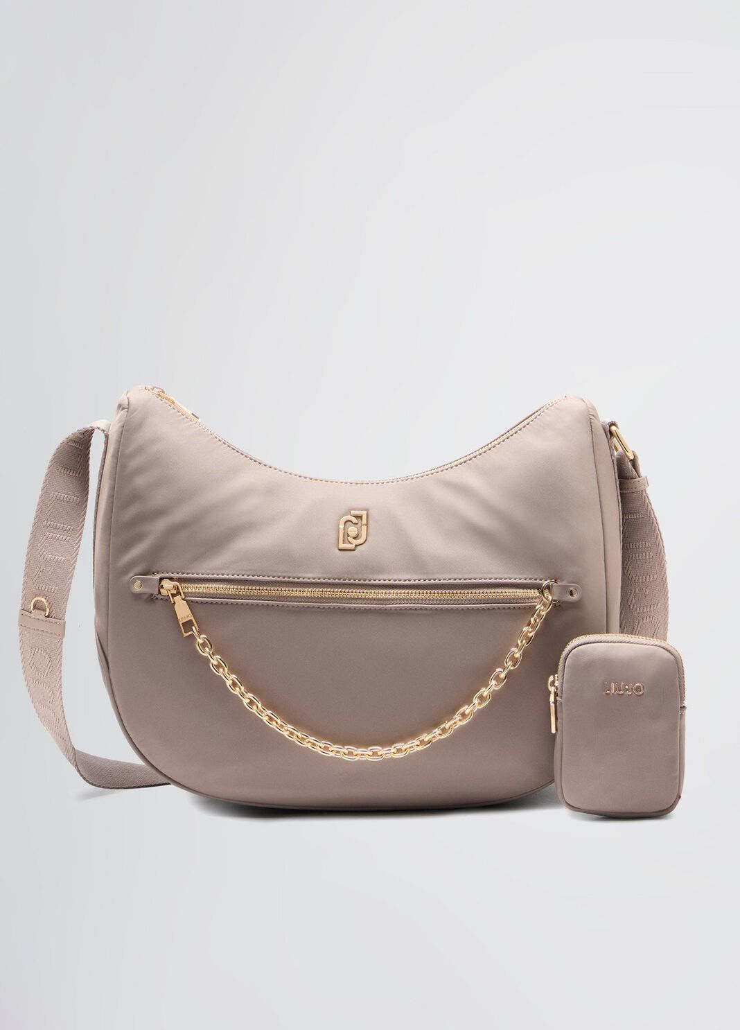 Medium hobo bag dove grey Liu Jo - large image number 0