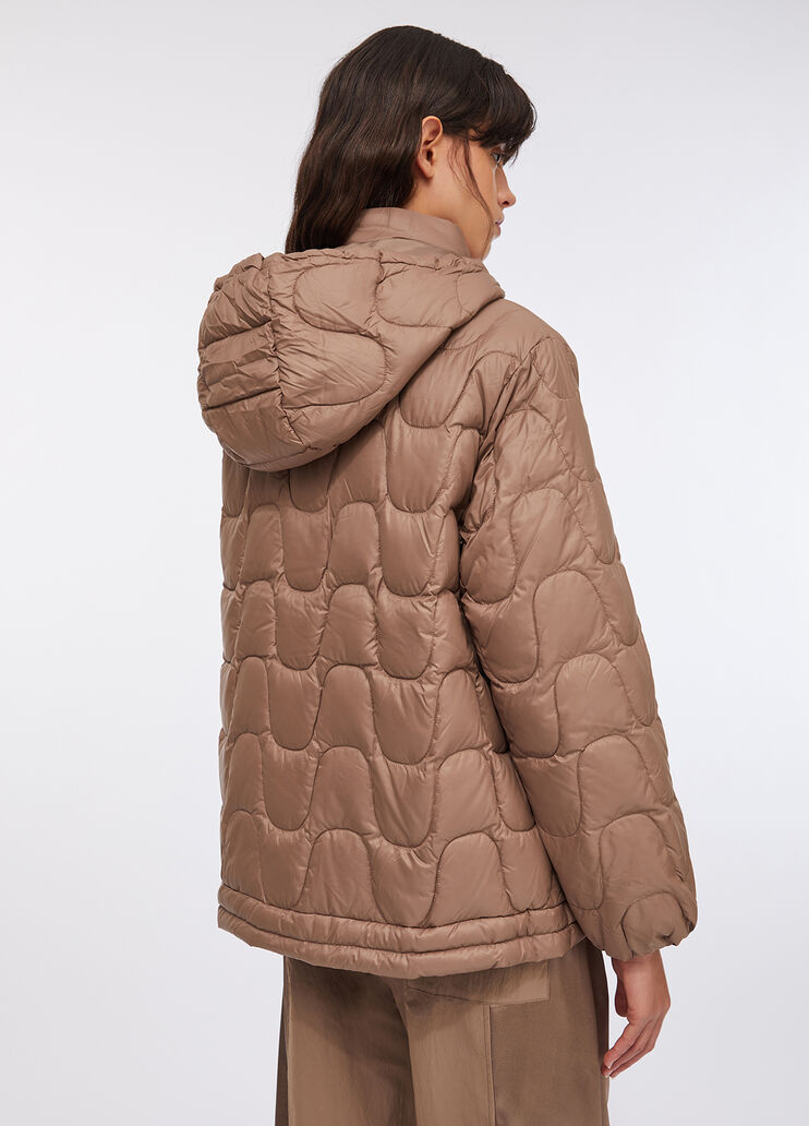 Kurzer gestepper Nylonmantel Milchschokolade Liu Jo - large image number 1