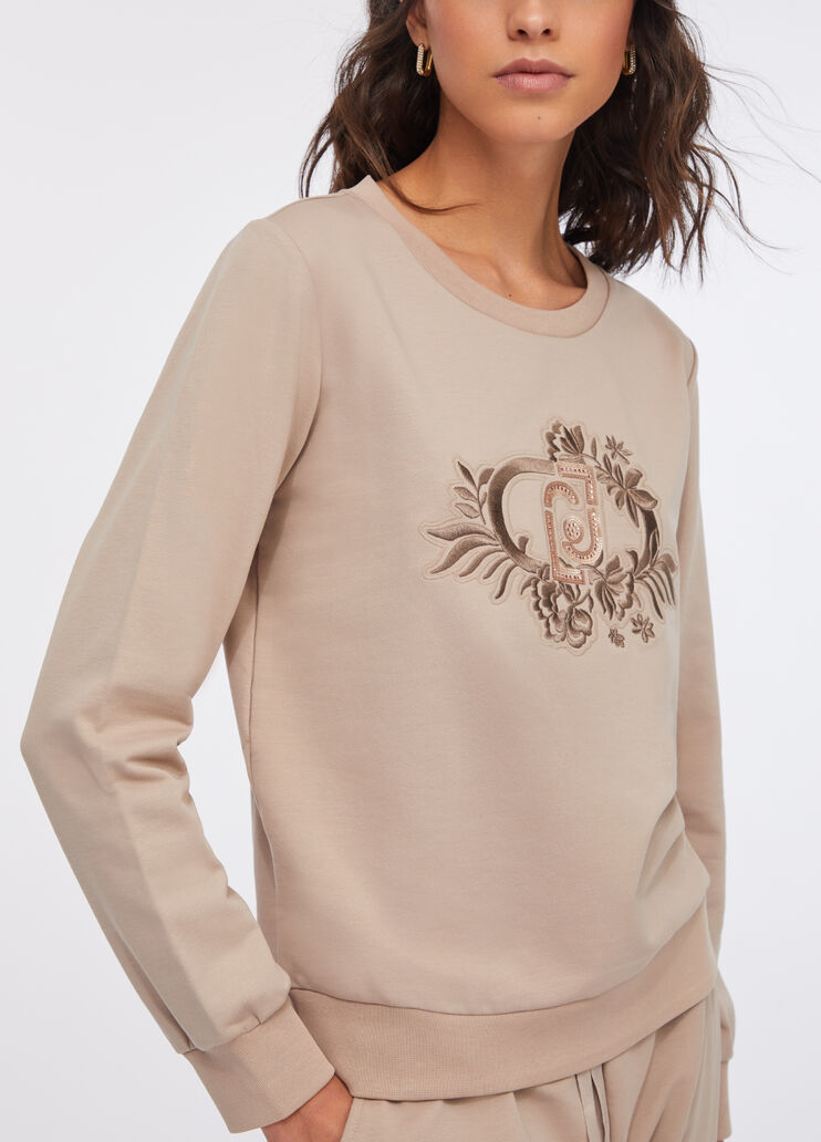 Sweatshirt Liu Jo Better Champagner Liu Jo - large image number 4