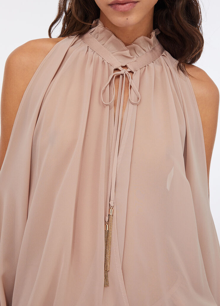 Блузка из жоржета светло-розовый Liu Jo - large image number 3