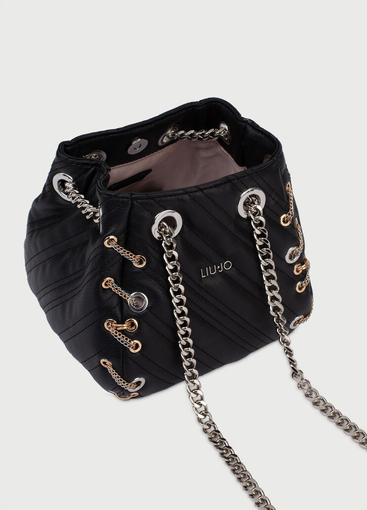 Faux leather bucket bag Black Liu Jo - large image number 3 Faux leather bucket bag Black Liu Jo - large image number 3