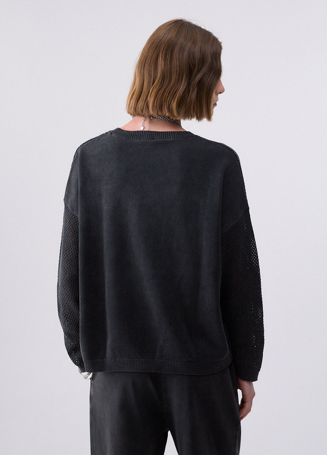 Jersey calado negro Liu Jo - large image number 1
