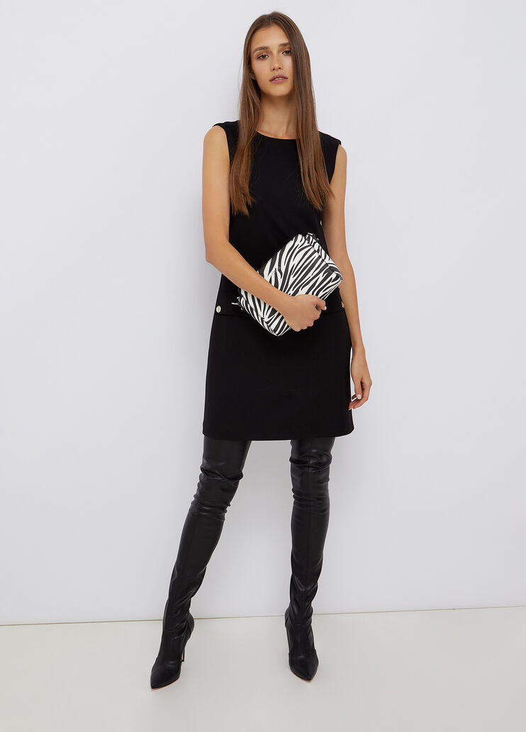 Платье-футляр с вырезом сзади чёрный Liu Jo - large image number 3