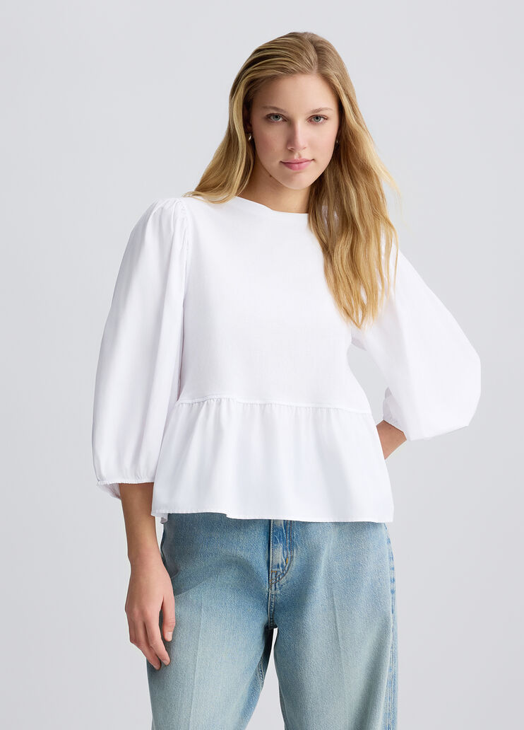 Poplin blouse white Liu Jo - medium Poplin blouse white Liu Jo - medium