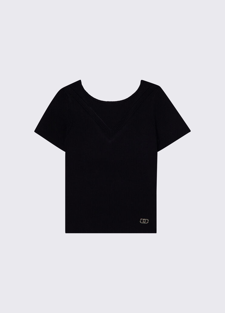 Stricktop schwarz Liu Jo - medium