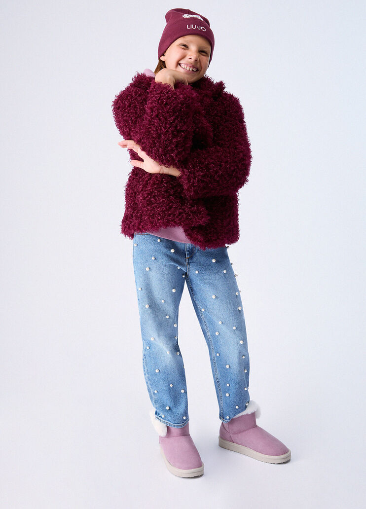 Balloon pants with embellishments blue denim Liu Jo - medium