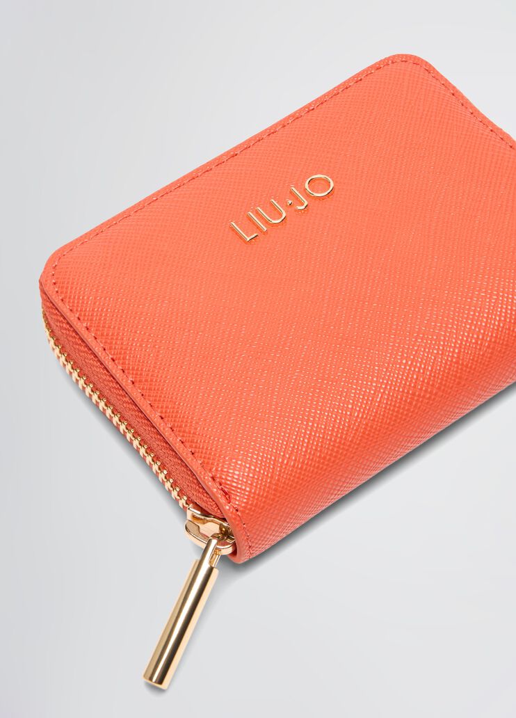 Small zip-around purse pumpkin Liu Jo - medium