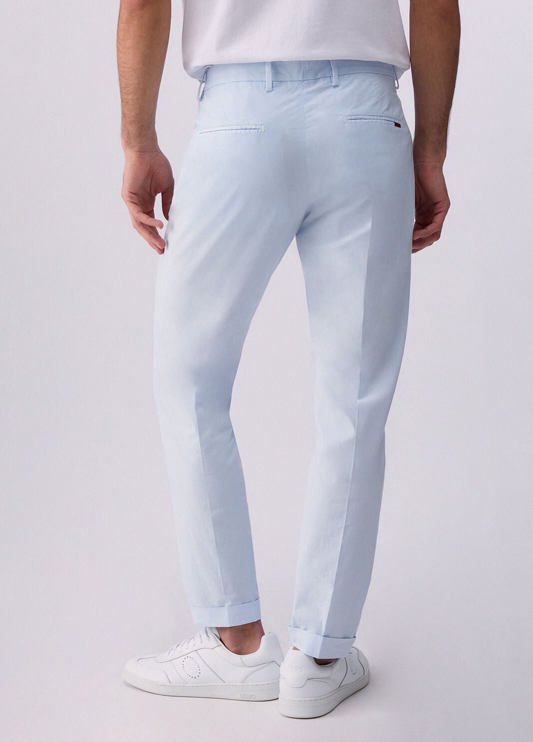 Pantalones chinos azul claro polvo Liu Jo - large image number 1