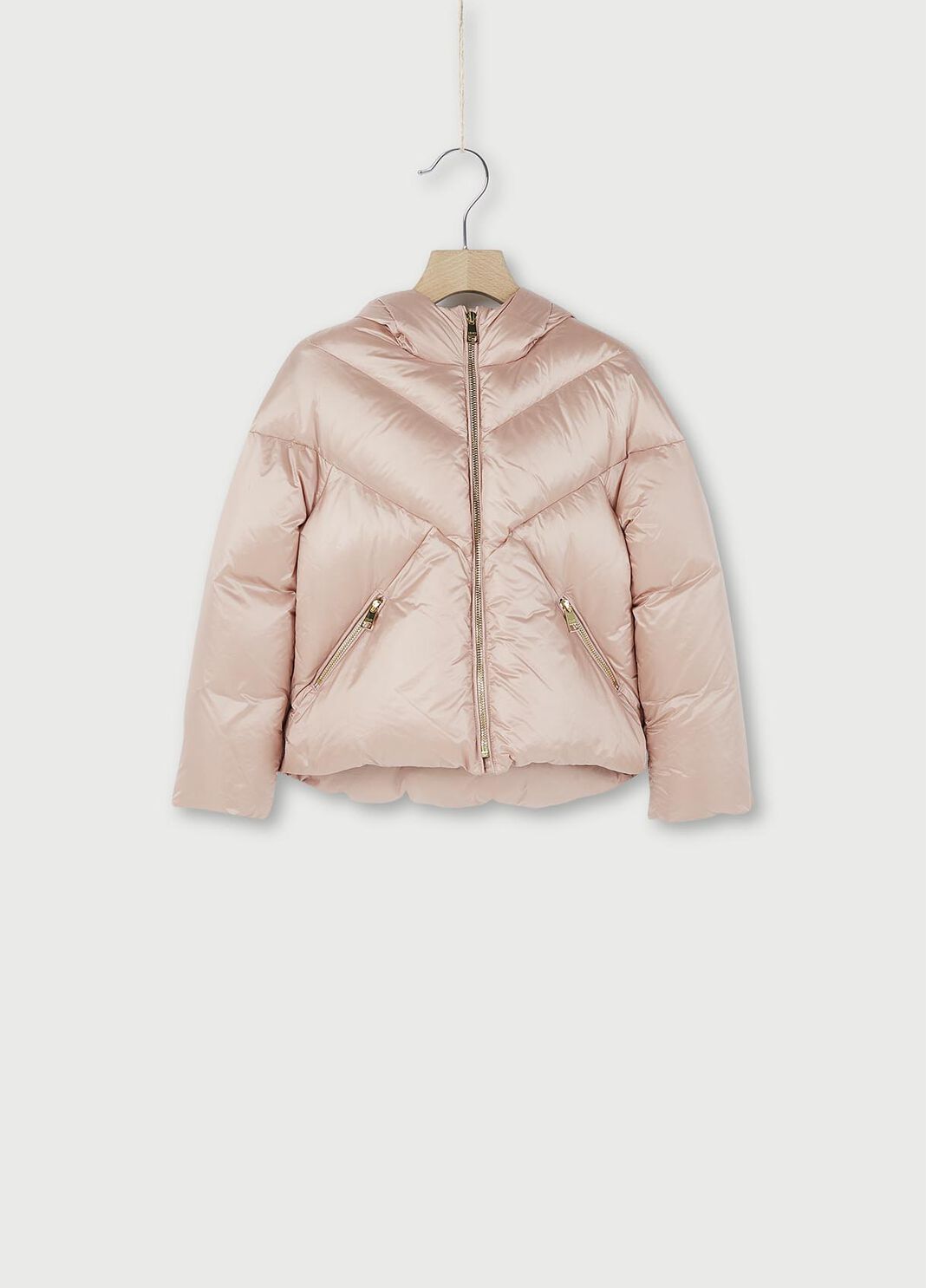 Пуховик с капюшоном Розовый Liu Jo - large image number 0