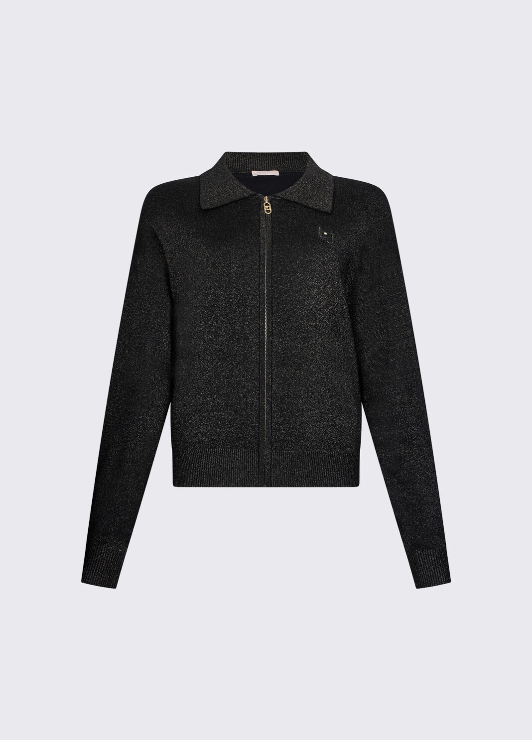 Lurex top and cardigan set black Liu Jo - large image number 5