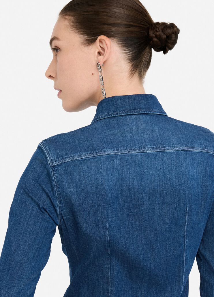 Jeanshemd Dunkles Denimblau Liu Jo - large image number 2