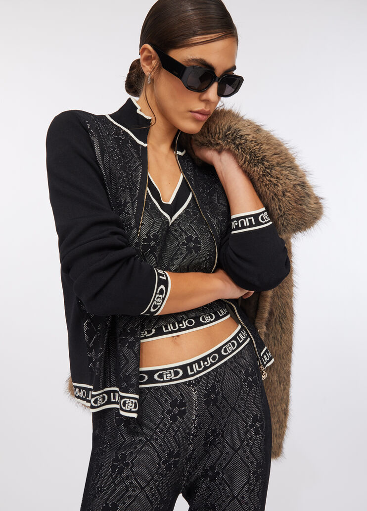 Jacke Liu Jo Better Schwarz Liu Jo - medium