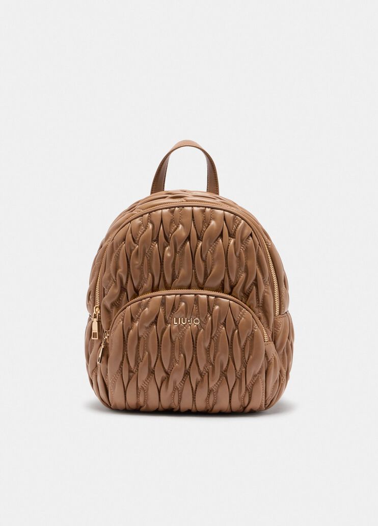 Quilted backpack  brown Liu Jo - medium Quilted backpack  brown Liu Jo - medium