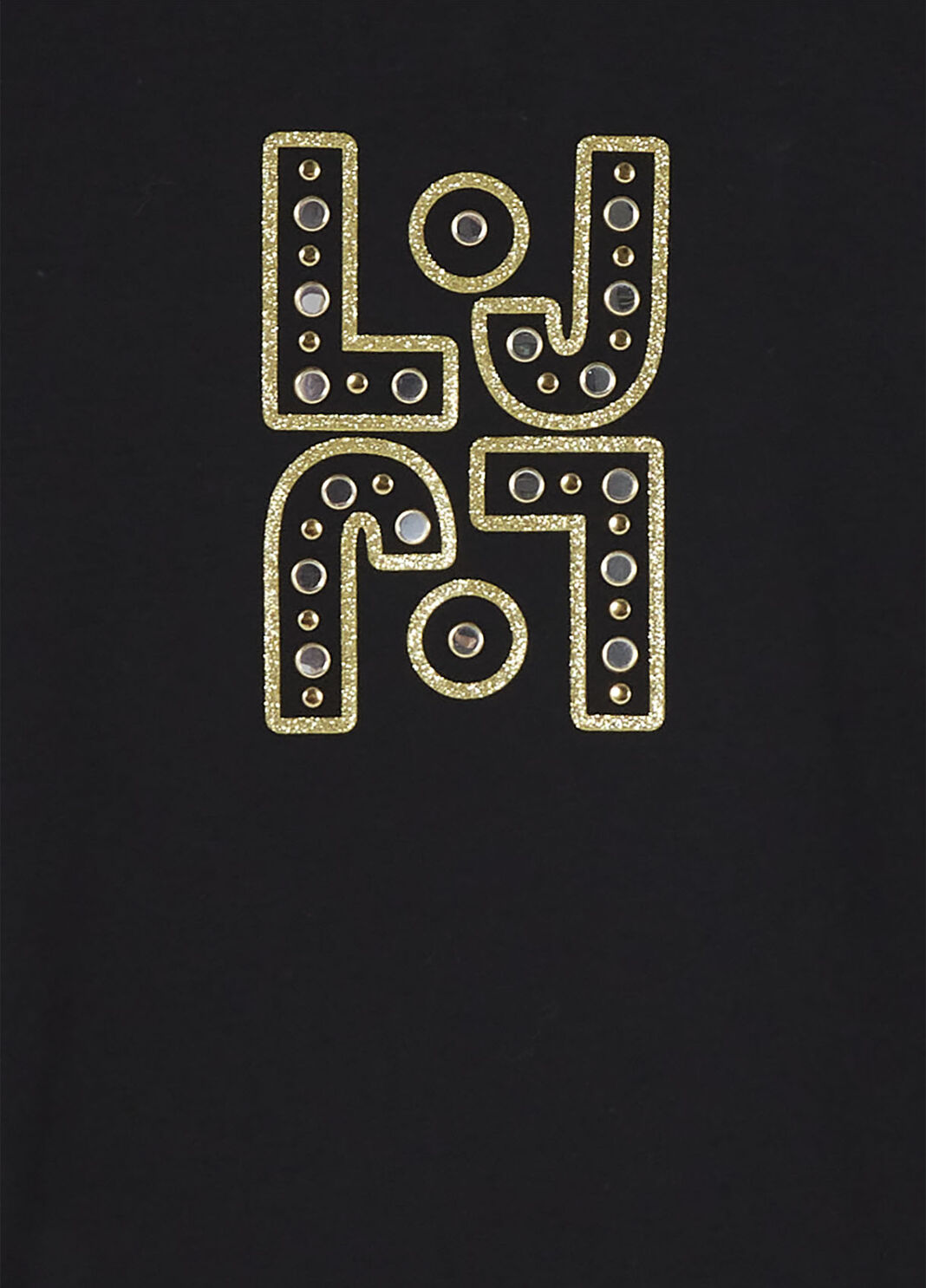 T-shirt with appliqu&eacute;s Black Liu Jo - large image number 2