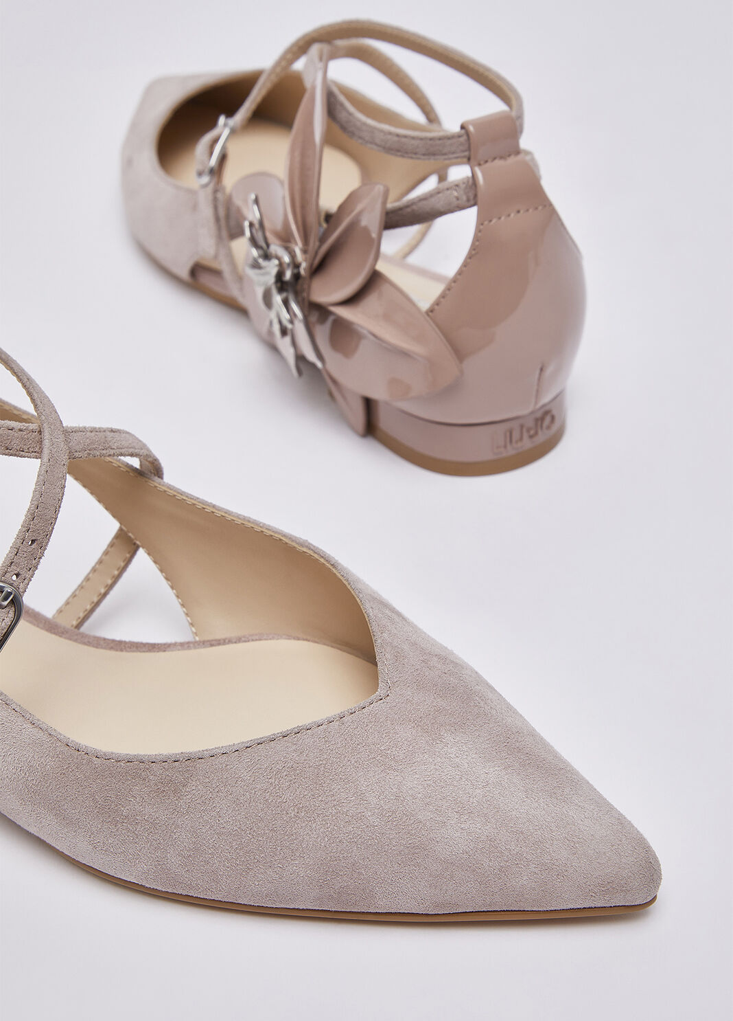 Ballet flats with oversized flower powder pink Liu Jo - large image number 7