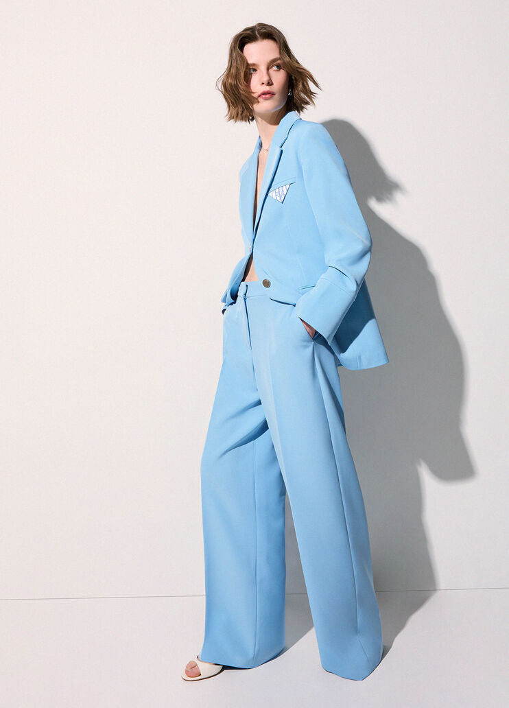 Palazzo trousers with double waistband  Liu Jo - medium
